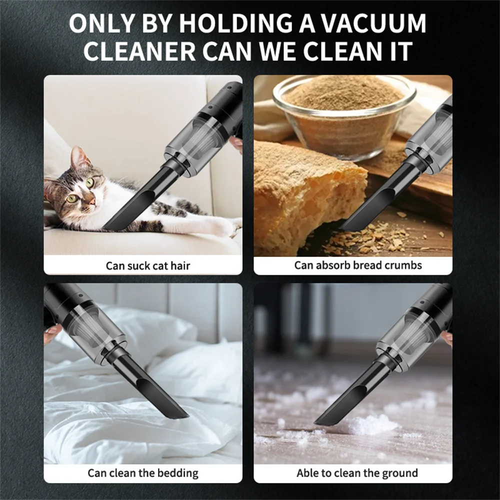 Nova VacPro — Cordless Handheld Vacuum & Air Duster, 15,000Pa Suction