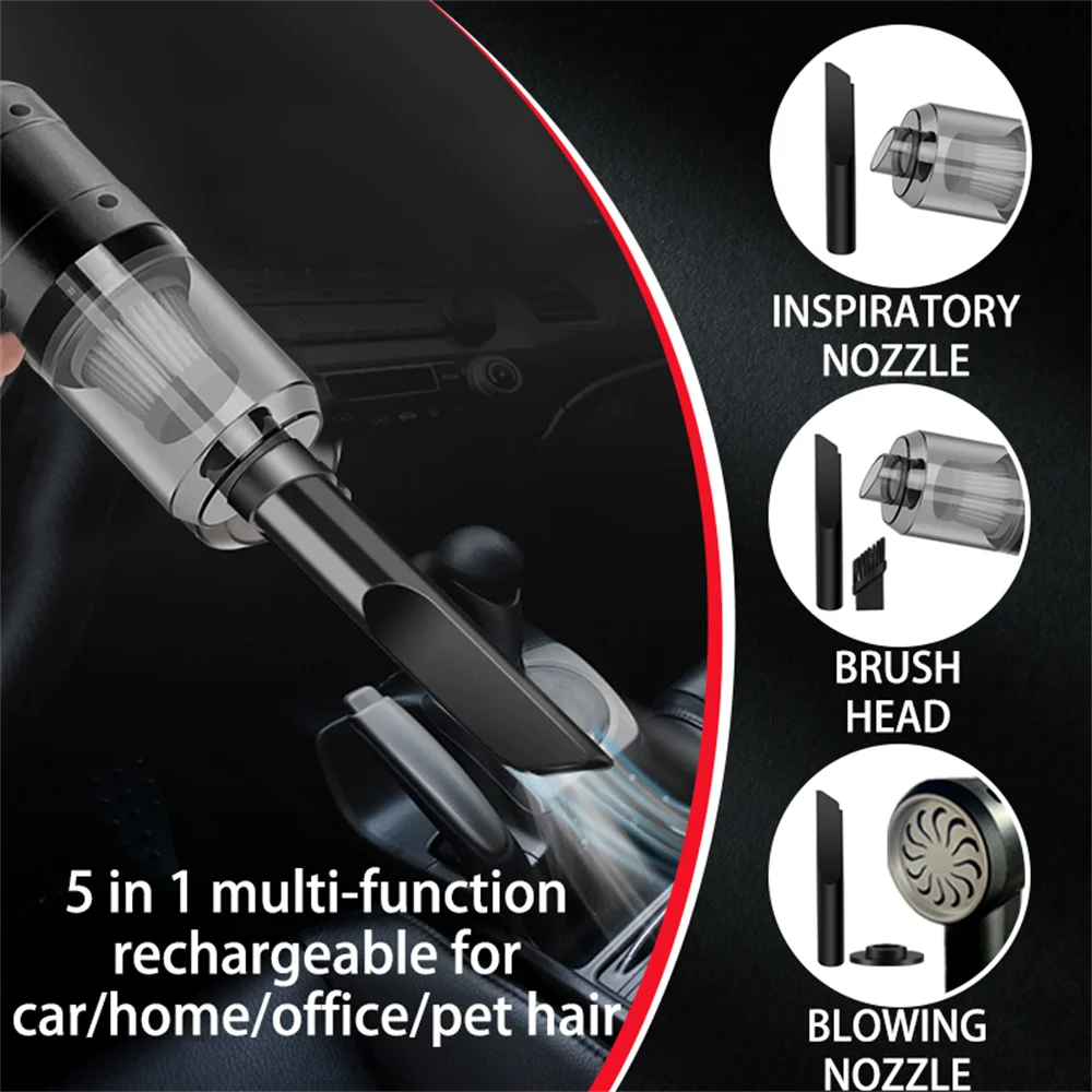 Nova VacPro — Cordless Handheld Vacuum & Air Duster, 15,000Pa Suction