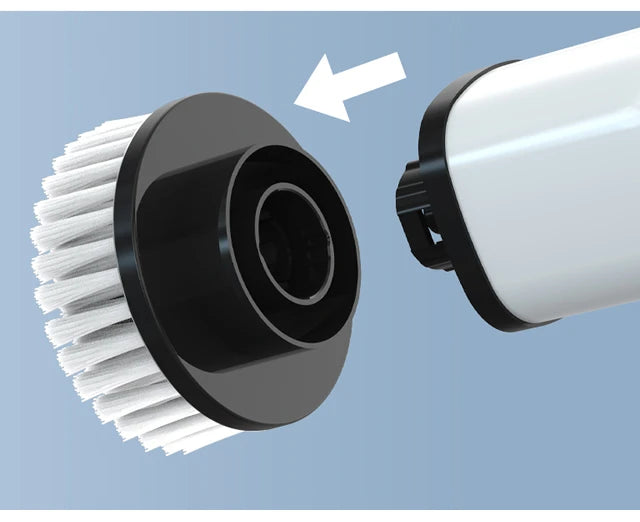 Nova Spin Pro — Cordless Electric Scrubber with 7 Brush Heads