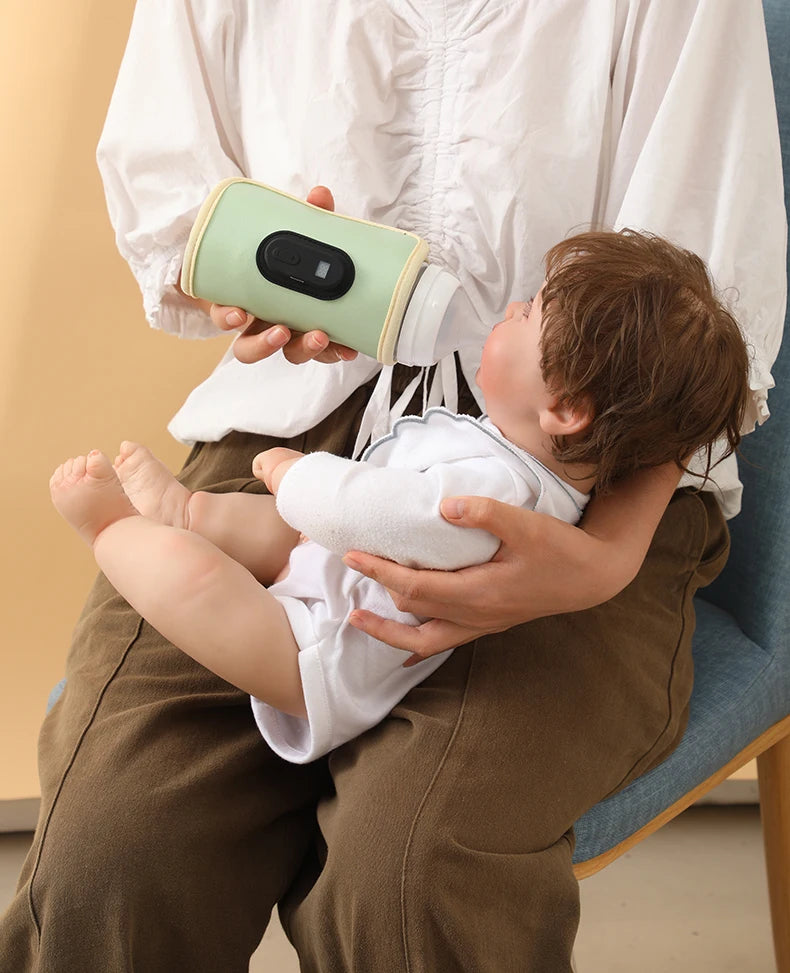 Baby Milk Warmer Baby Nursing Bottle Heater, Portable USB Bottle Warmer for Car, Outdoor Travel Accessories Outdoor Portable