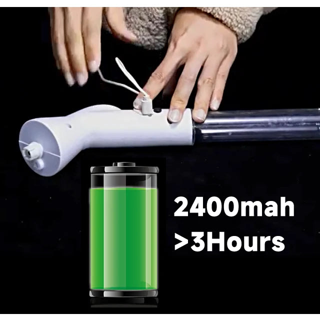 Nova Spin Pro — Cordless Electric Scrubber with 7 Brush Heads
