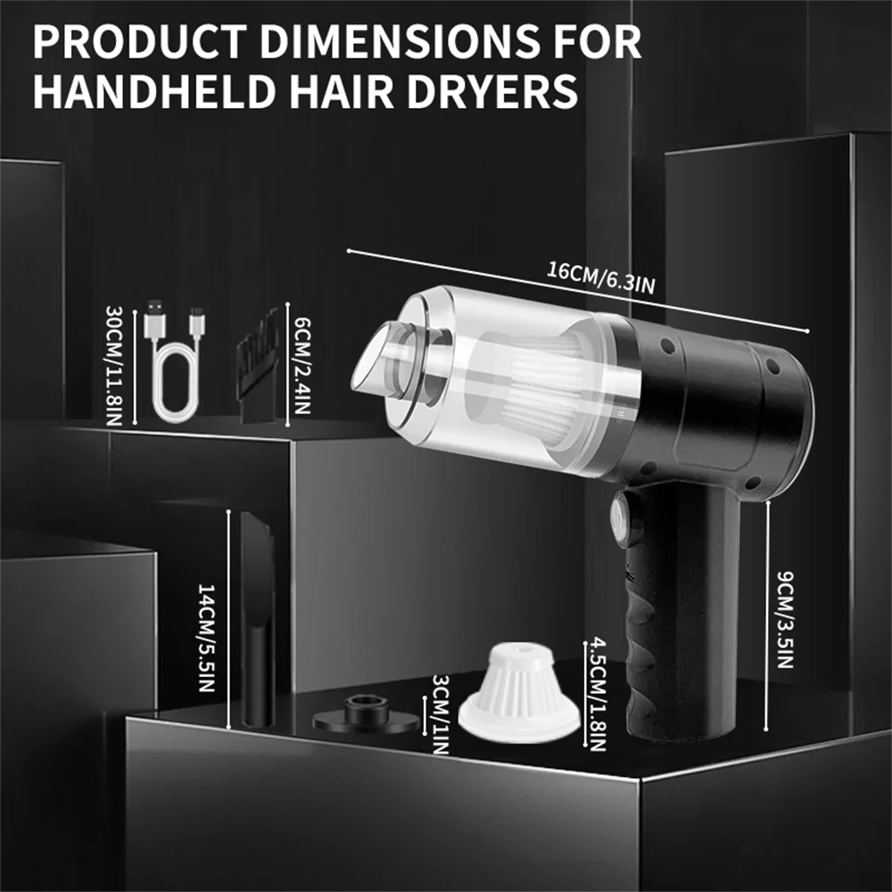 Nova VacPro — Cordless Handheld Vacuum & Air Duster, 15,000Pa Suction