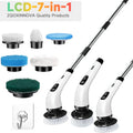 Nova Spin Pro — Cordless Electric Scrubber with 7 Brush Heads