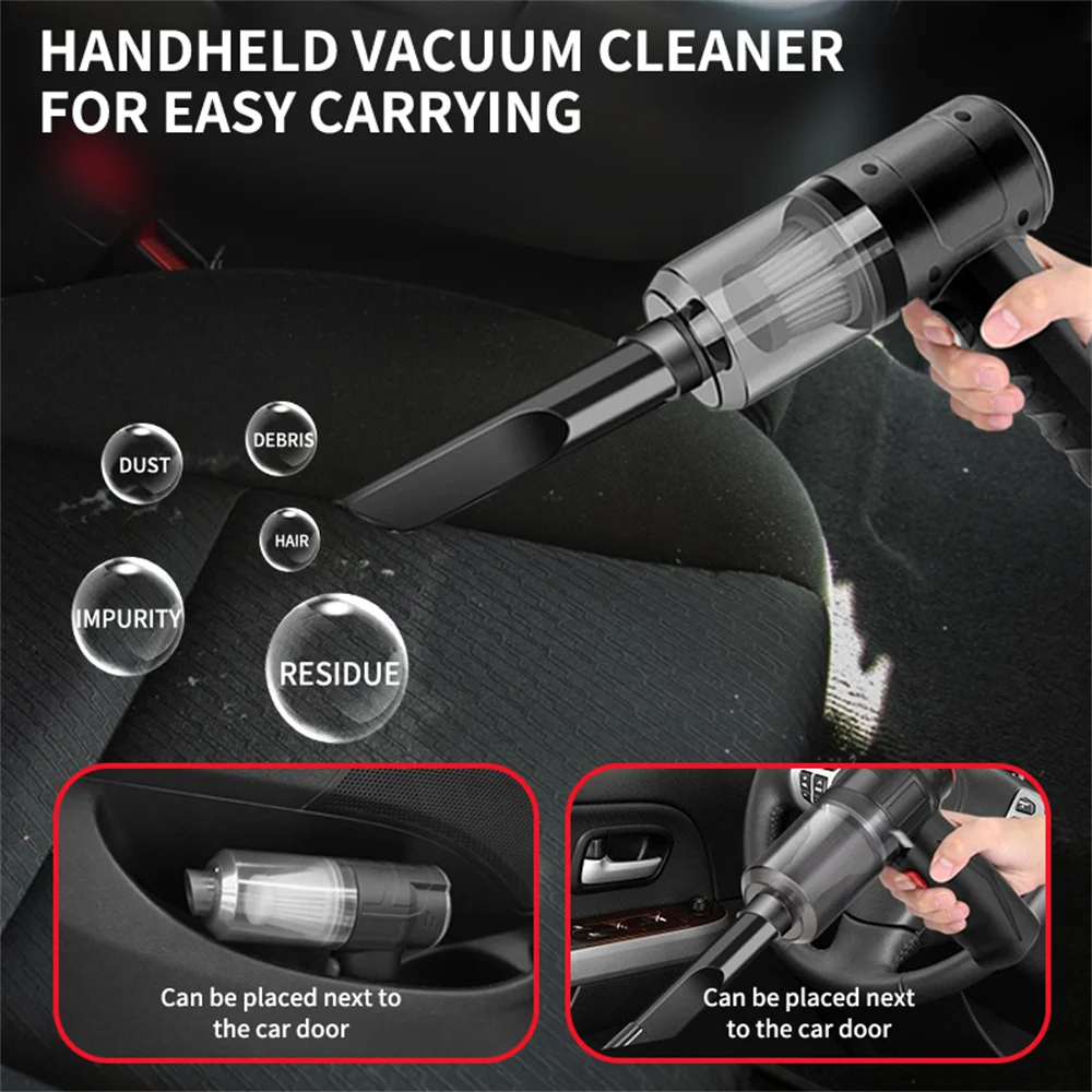 Nova VacPro — Cordless Handheld Vacuum & Air Duster, 15,000Pa Suction